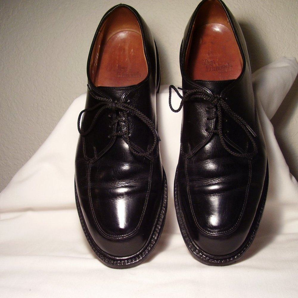 12 D Allen Edmonds Brentwood, Black, Made in USA.